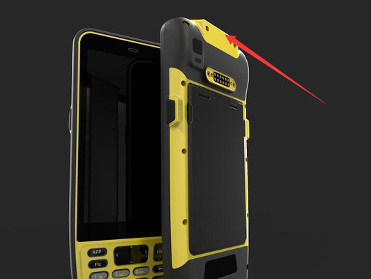 5 इंच IP67 कैपेसिटिव हैंडहेल्ड रग्ड टैबलेट 500 निट्स एनएफसी बारकोड स्कैनर